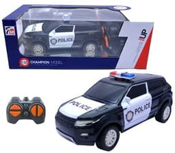 מכונית שלט CHAMPION דגם לנד רובר משטרה 4 כיוונים גודל 1:32