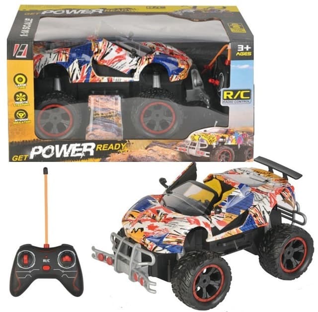 ג'יפ שלט דלתות נפתחות 4 כיוונים גודל 30 ס"מ כולל מטען USB