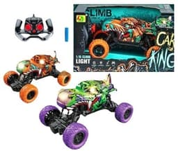 מכונית שלט דינוזאור גרפיטי 4 כיוונים גודל 20 ס"מ