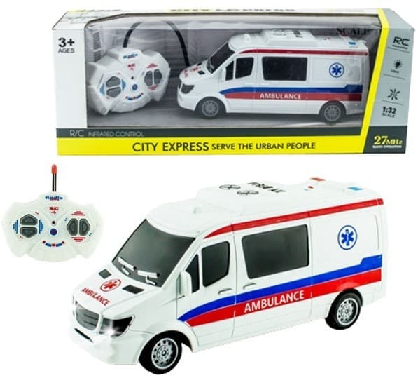 אמבולנס שלט 4 כיוונים גודל 19 ס"מ כולל אורות