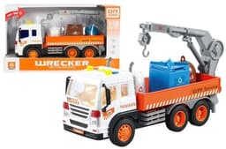 משאית מנוף כולל צלילים ואורות גודל 26 ס"מ כולל סוללות