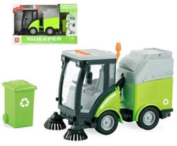 מנקה זבל ירוק כולל צלילים ואורות גודל 23 ס"מ כולל סוללות