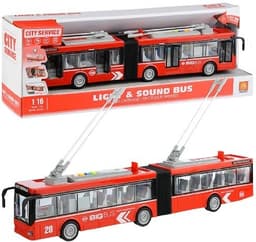 אוטובוס אקורדיאון כולל צלילים ואורות גודל 44 ס"מ כולל סוללות