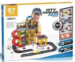 חניון פורמולה מכוניות מרוץ 3 מפלסים כולל 4 מכוניות