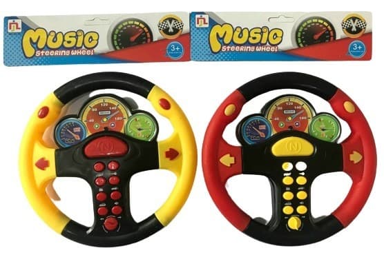 הגה נהיגה מוזיקלי צלילים כולל אורות