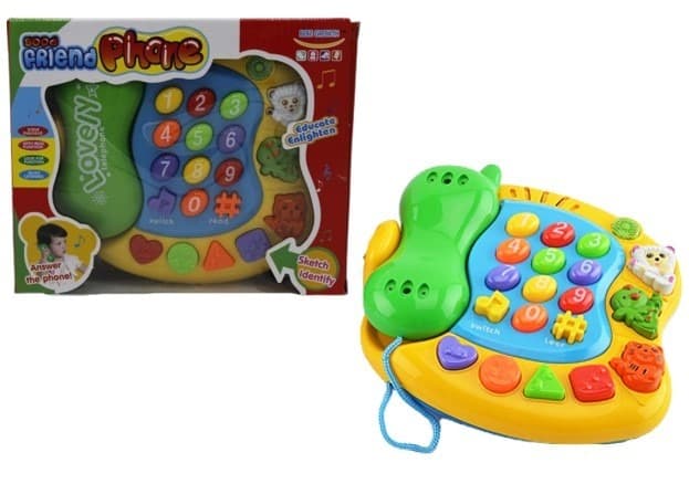 טלפון צלילים חיות צורות ומספרים כולל אורות ומוזיקה