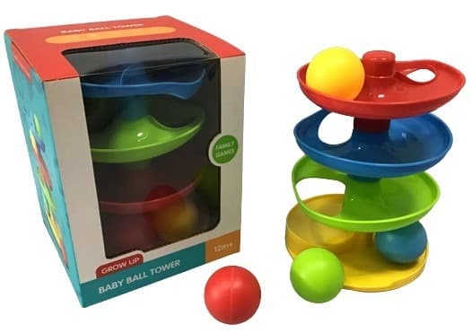 משחק סובב את הכדור לתינוק כולל 3 כדורים