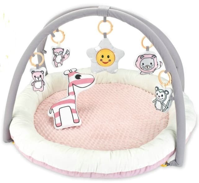 שטיח אוניברסיטה חיות איכותי וורוד לתינוקת