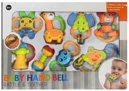 רעשנים לתינוק חיות מפואר 8 יחידות