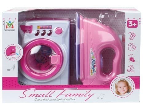 מכונת כביסה ומגהץ סוללות