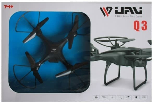 רחפן שלט Q3 כולל מטען USB