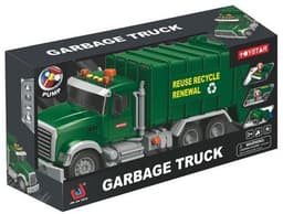 משאית זבל כולל צלילים ואורות גודל 38 ס"מ כולל סוללות