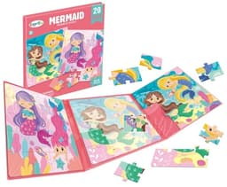 פאזל מגנטי בת הים כולל 60 חלקים