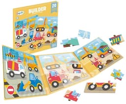 פאזל מגנטי תחבורה כולל 60 חלקים