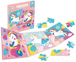 פאזל מגנטי חד קרן כולל 60 חלקים