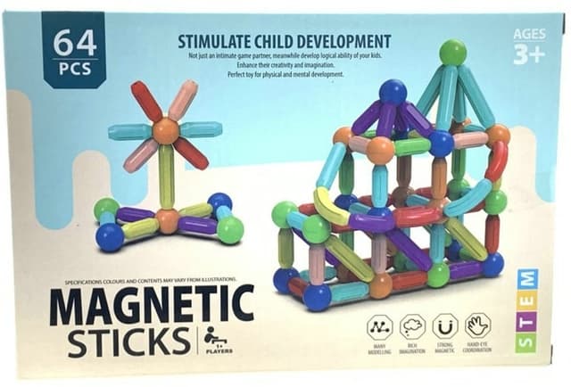 הרכבות מגנטים 42 חלקים