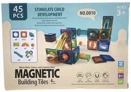 הרכבות מגנטים גן שעשועים 45 חלקים