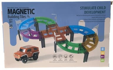 הרכבות מגנטים מסלול מכוניות 26 חלקים