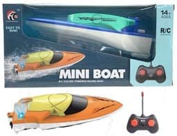 סירת מנוע שלט 2 כיוונים גודל 20 ס"מ