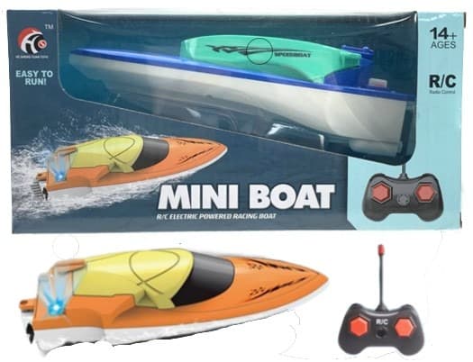 סירת מנוע שלט 2 כיוונים גודל 20 ס"מ