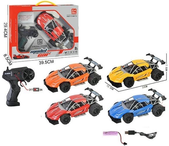 מכונית שלט מרוץ למבורגיני 4 כיוונים גודל 23 ס"מ