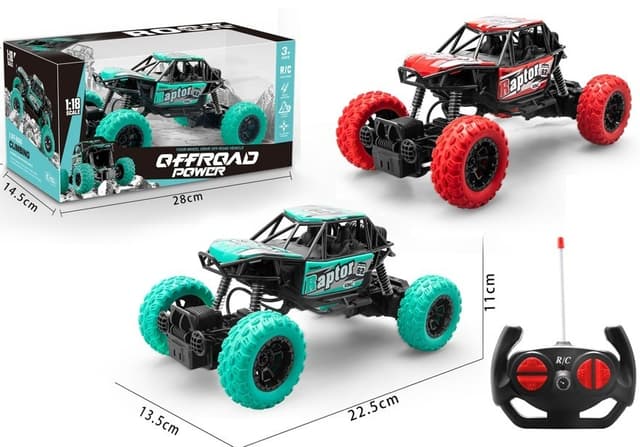 מכונית באגי שלט 4 כיוונים גודל 22 ס"מ