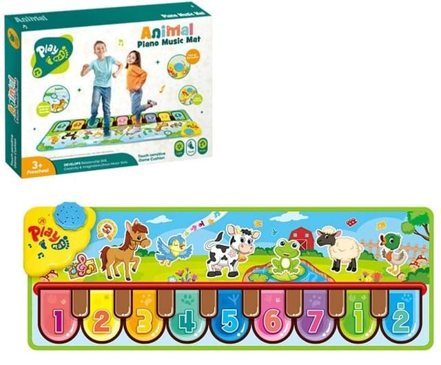 שטיח צלילים חיות ומספרים כולל אורות ומוזיקה