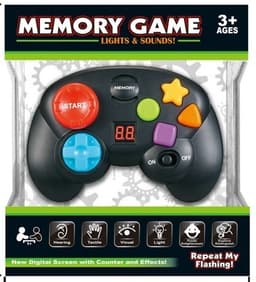 סיימון שלט גיימינג משחק זיכרון מנגן כולל אורות ומוזיקה