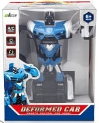 מכונית רובוט משטרה שלט 4 כיוונים כולל מטען USB