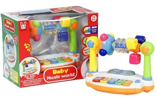 אורגן פעילות לתינוק כולל רעשנים צלילים אורות ומוזיקה