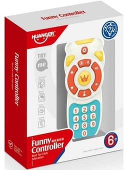 שלט לילדים כולל אורות ומוזיקה