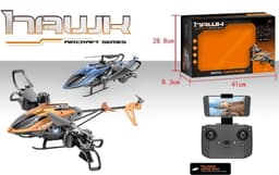 מסוק שלט 4 ערוצים כולל מצלמה WIFI