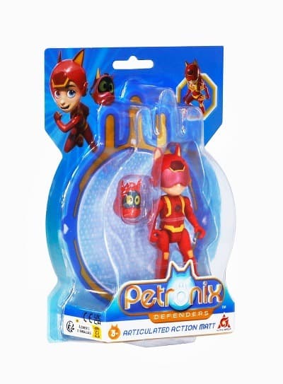 פטרוניקס- דמות 3" מאט ותיק גב