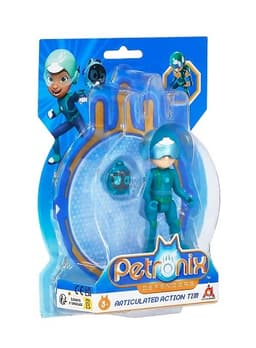 פטרוניקס- דמות 3" טים ותיק גב