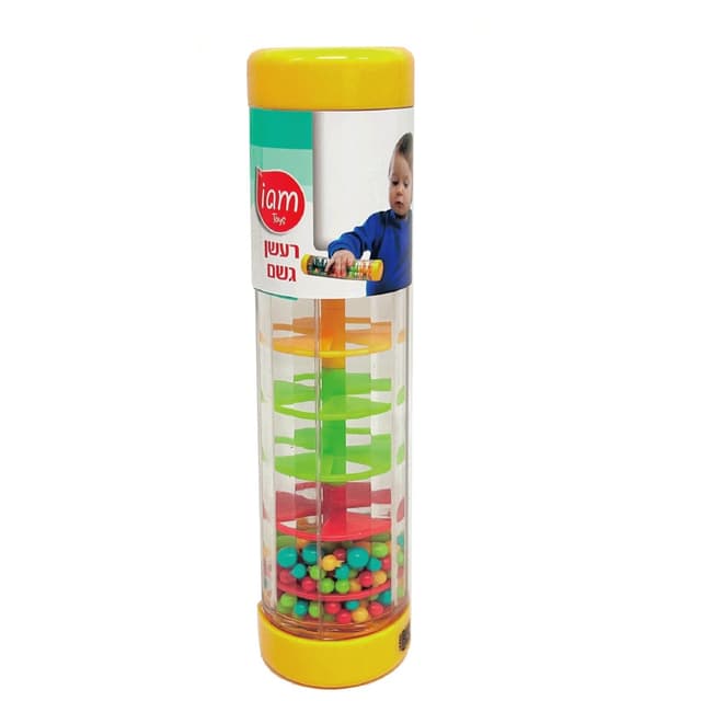 רעשן גשם צבעוני לילדים