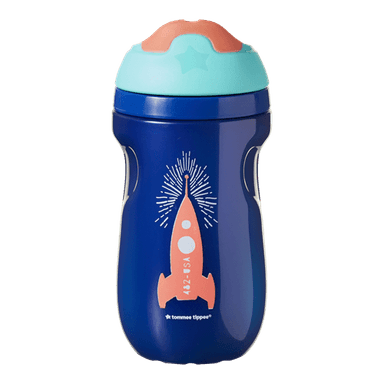 בקבוק שתייה כחול 260 מ"ל 12m+ עם פיה מסדרת Tommee Tippee Sippee