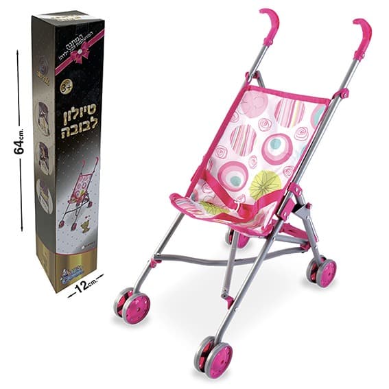 עגלת בובה מתקפלת מטריה