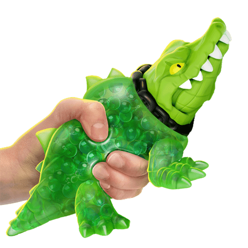 גו ג'יט זו - בובה נמתחת - סטרץ' תנין רוק אקסטרה סקווישי - Goo Jit Zu