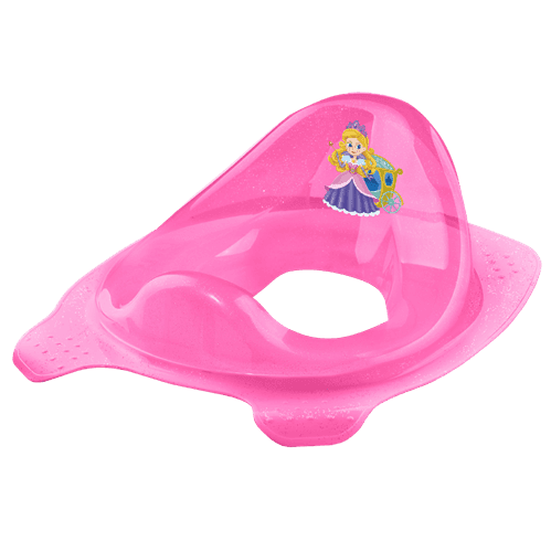 מקטין אסלה - נסיכה ורוד שקוף עם נצנצים