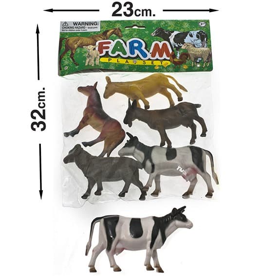 סט חיות חווה באריזה