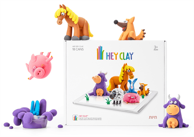 היי קליי - Hey Clay - סט חיות
