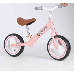 אופני איזון לילדים עם אורות ורוד