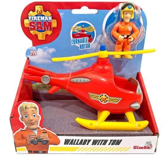 סמי הכבאי - מסוק חילוץ והצלה וולבי עם דמות