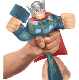 גו ג'יט זו X מארוול - בובה נמתחת - סטרץ' גיבורי על ת'ור - Goo Jit Zu