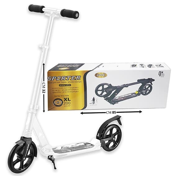 קורקינט בולם זעזועים לבן