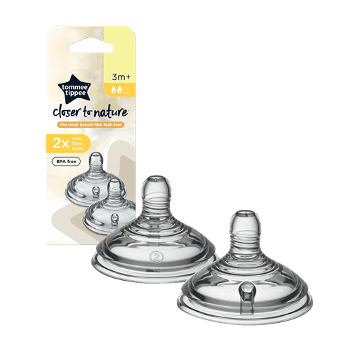 פטמה בזרימה בינונית שלב 2 3m+ מסדרת Closer To Nature (זוג במארז)