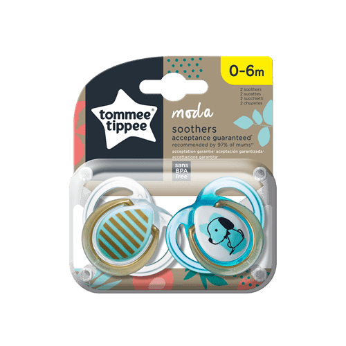 הכי טבעי זוג מוצצי מודה כחול 0-6