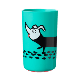 כוס פטנט טורקיז שאינה נופלת 300 מ"ל 18m+ מסדרת Tommee Tippee Super Cup - הדפס כלב
