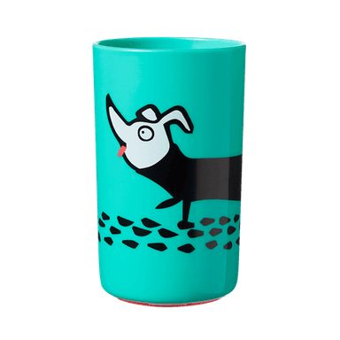 כוס פטנט טורקיז שאינה נופלת 300 מ"ל 18m+ מסדרת Tommee Tippee Super Cup - הדפס כלב