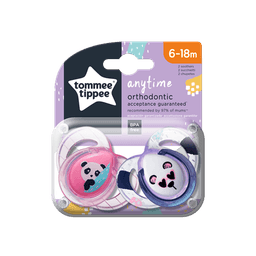 זוג מוצצים לשימוש יומי 6-18 חודשים